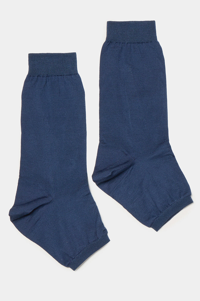 toeless socks navy