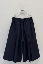 polly pant wool cotton dark navy