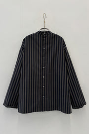 shirt sylvain grey x black stripe