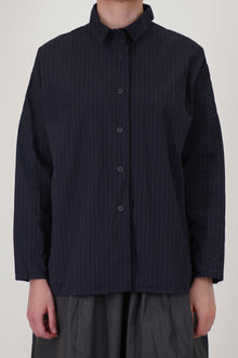 bergfabel tina shirt pinstripe crafted in a light cotton stretch material