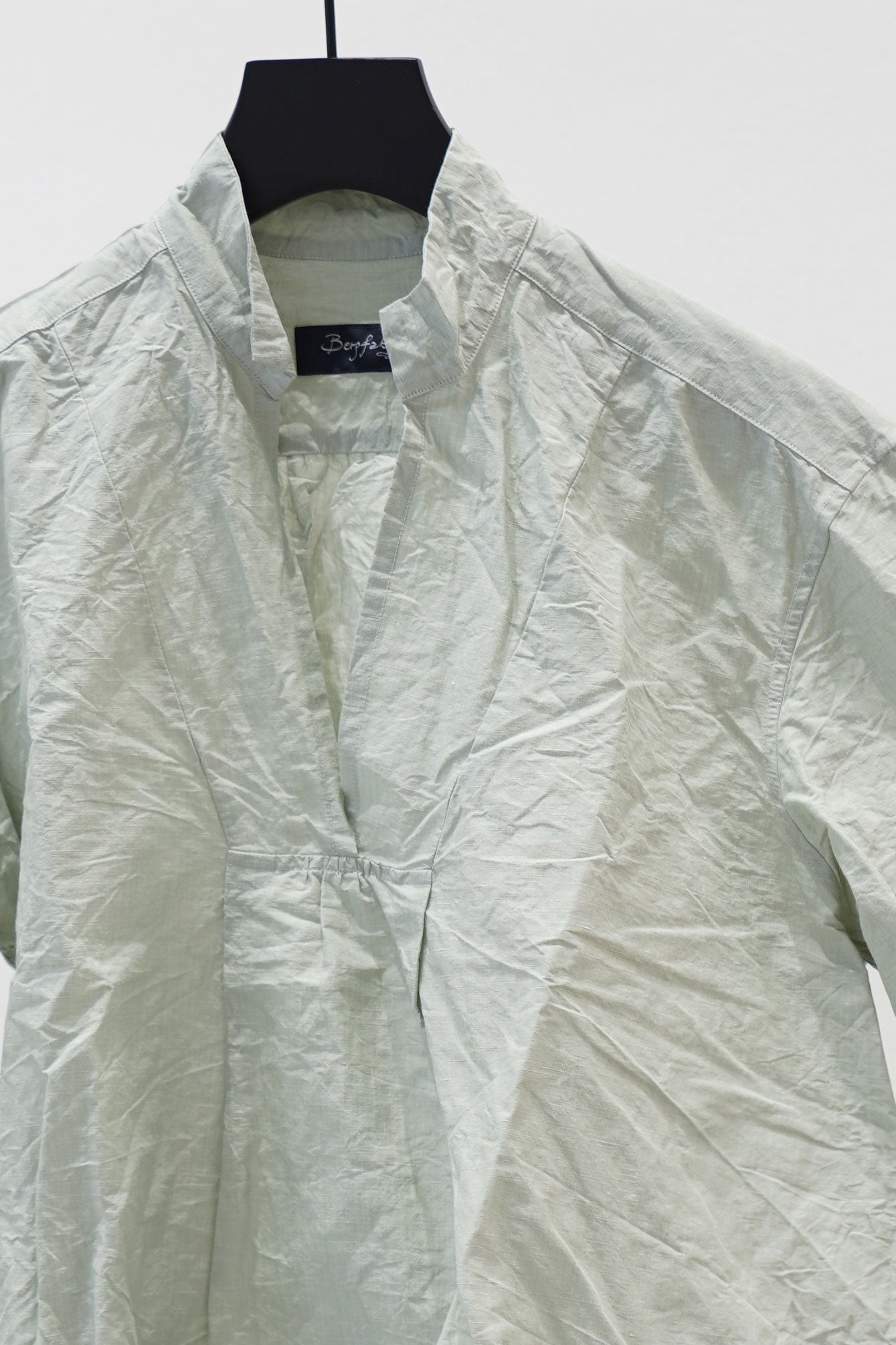 vera shirt sage cotton linen
