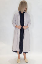 dawn dress cotton mauve cotton linen