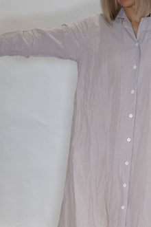 dawn dress cotton mauve cotton linen