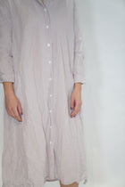dawn dress cotton mauve cotton linen