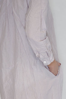 dawn dress cotton mauve cotton linen
