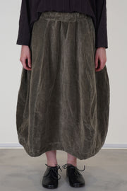 velvet skirt carla mud voluminous fit and balloon style skirt