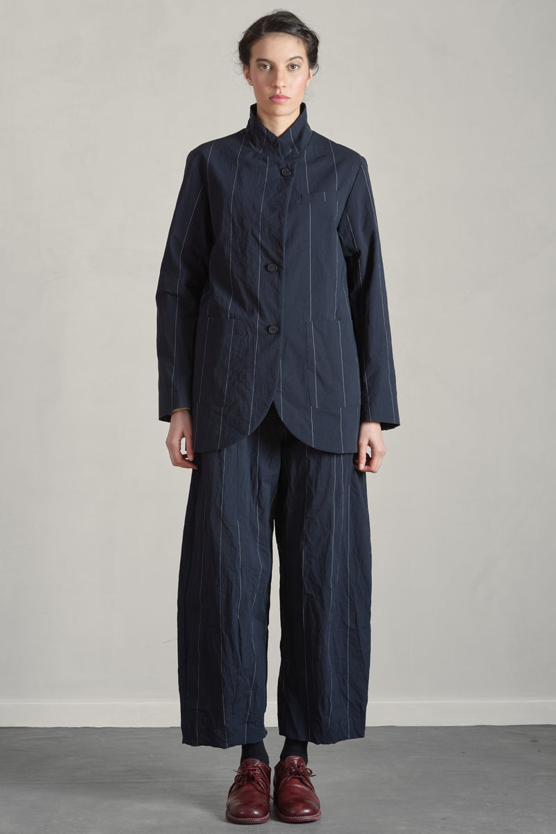 luisa jacket navy cotton