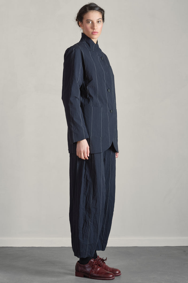 luisa jacket navy cotton