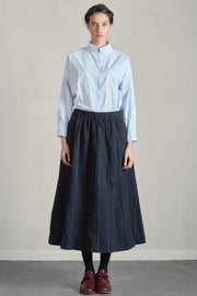 ivy skirt navy cotton