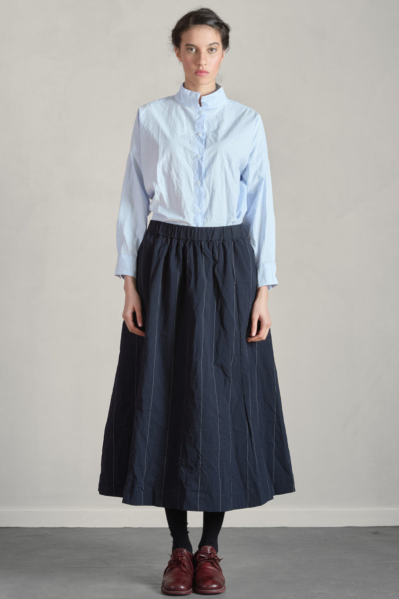 ivy skirt navy cotton