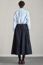 ivy skirt navy cotton