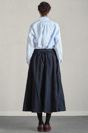 ivy skirt navy cotton