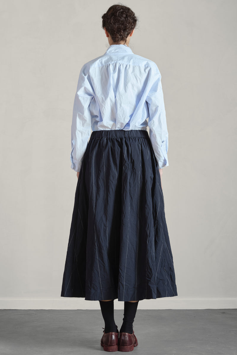 ivy skirt navy cotton