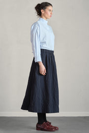 ivy skirt navy cotton