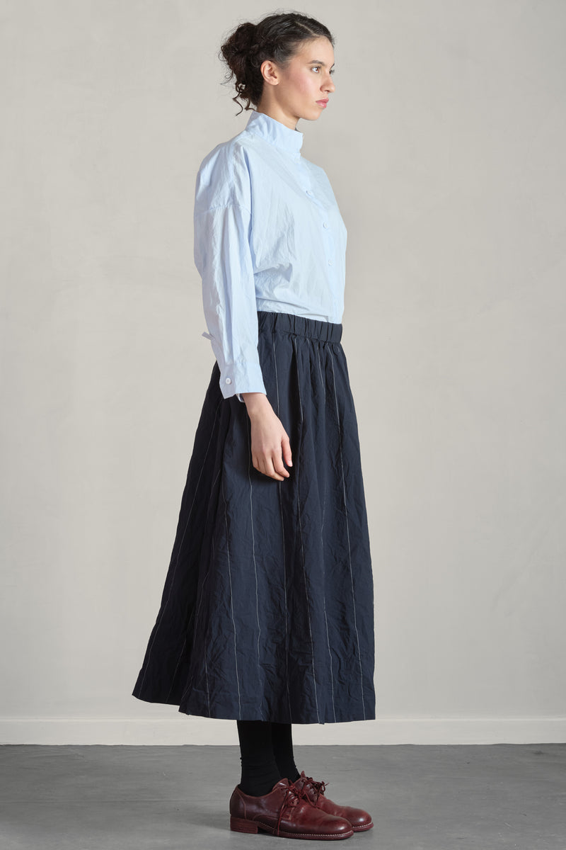 ivy skirt navy cotton