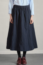 ivy skirt navy cotton