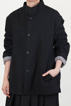 albert jacket wool black