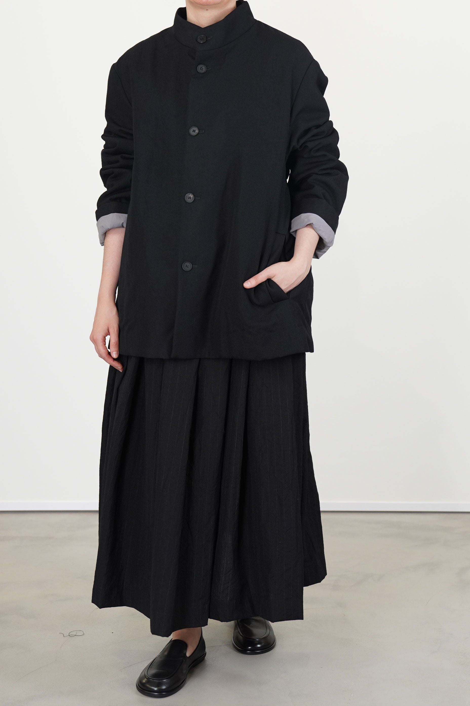 albert jacket wool black