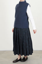 alva vest cashmere mazarine