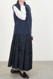 alva vest cashmere mazarine