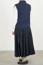 alva vest cashmere mazarine