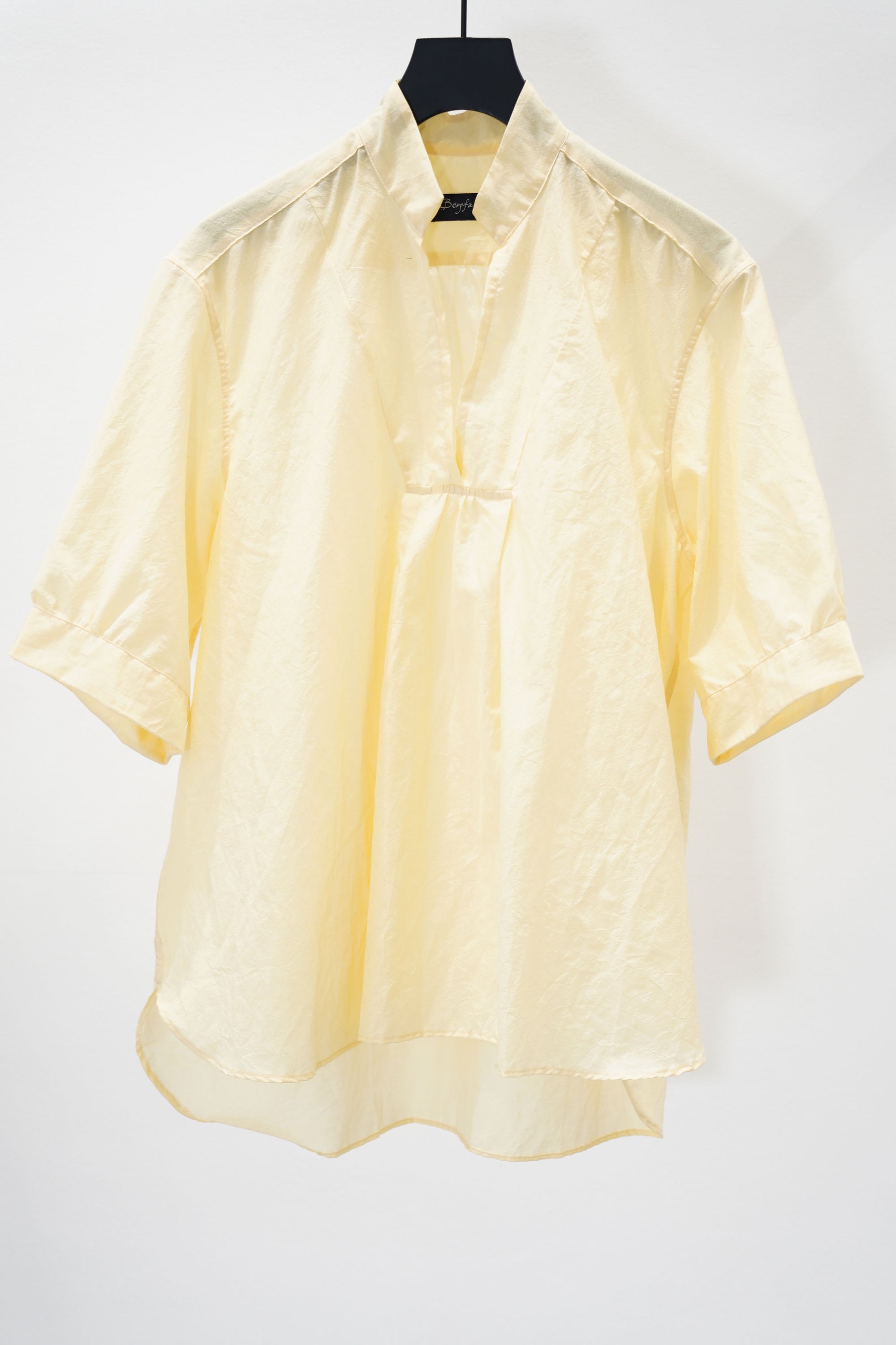 vera shirt cotton silk linen vanilla