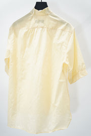 vera shirt cotton silk linen vanilla