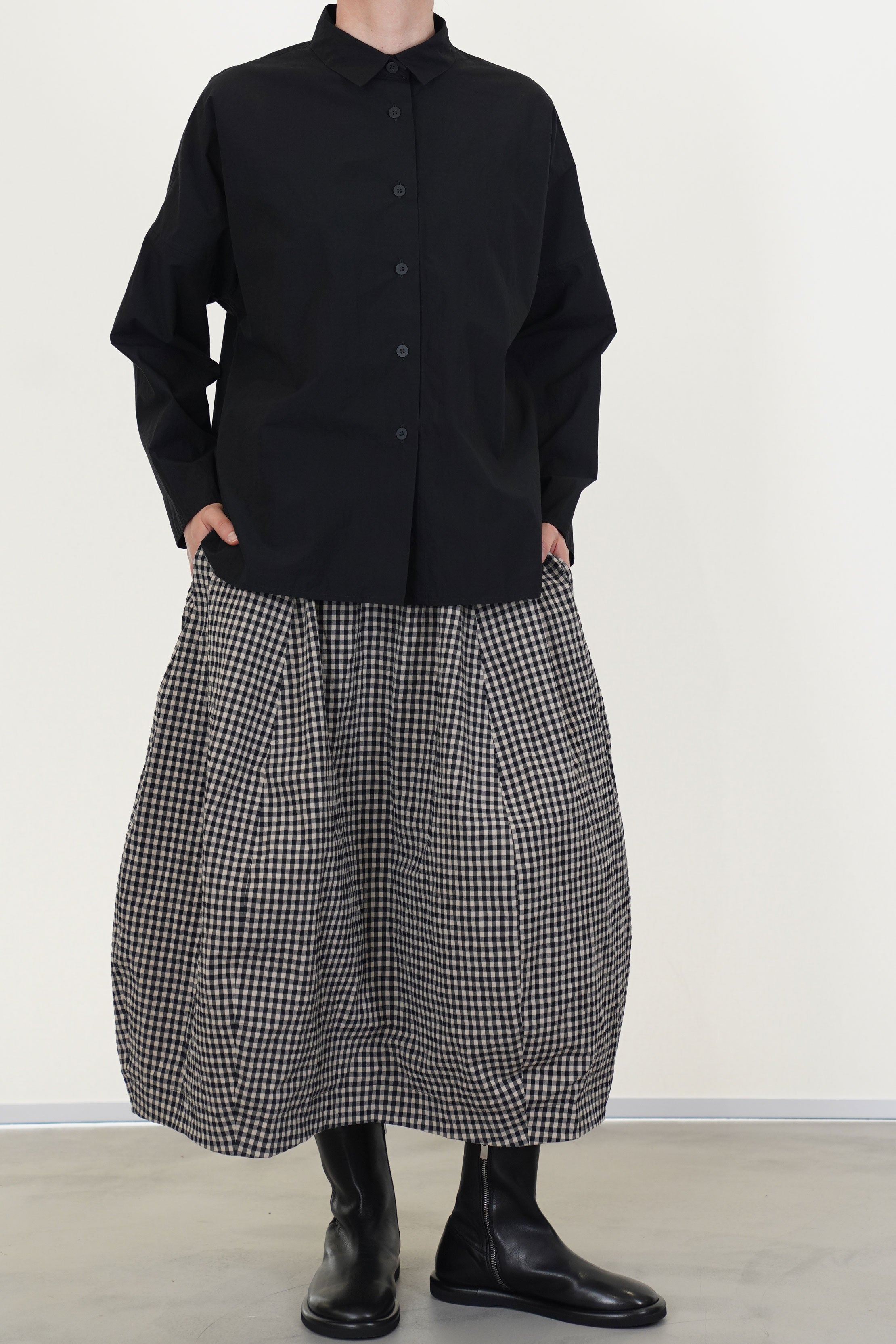 bergfabel carla skirt check | carrousel the store