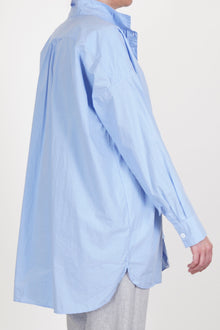 claudia long shirt powder blue
