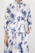 front view of bergfabel claudia shirt blooms