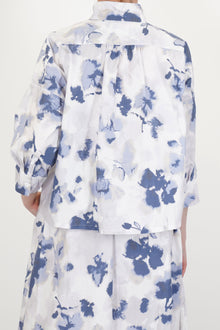 back view of bergfabel claudia shirt blooms