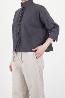 claudia shirt grey check