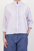 front view of bergfabel claudia shirt peony