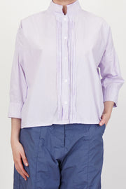 front view of bergfabel claudia shirt peony