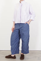 model wearing bergfabel claudia shirt peony
