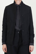 giulia jacket wool black stripe