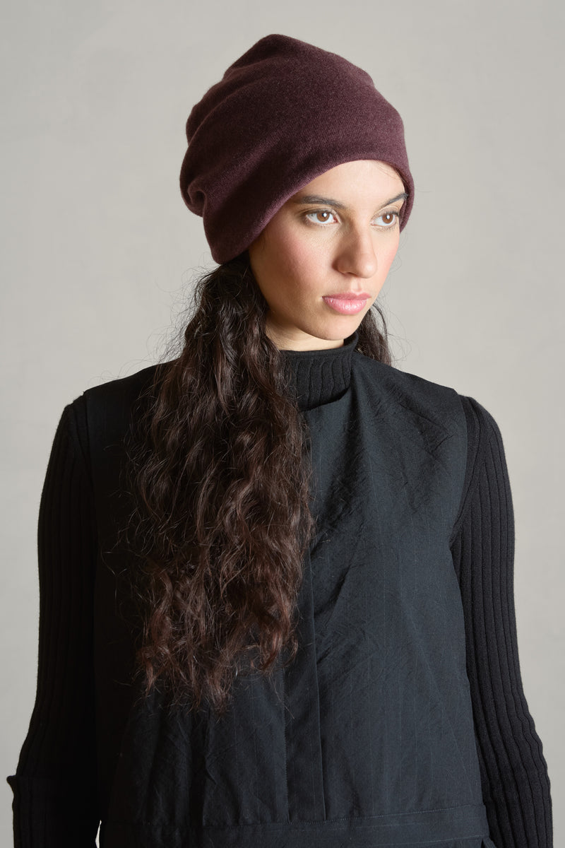 milo hat cashmere bordeaux