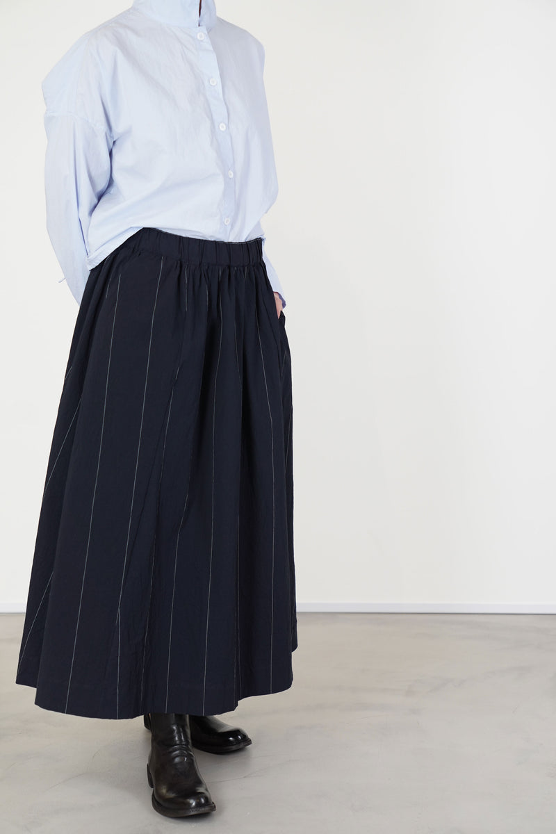 ivy skirt navy cotton