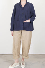jenny shirt navy check