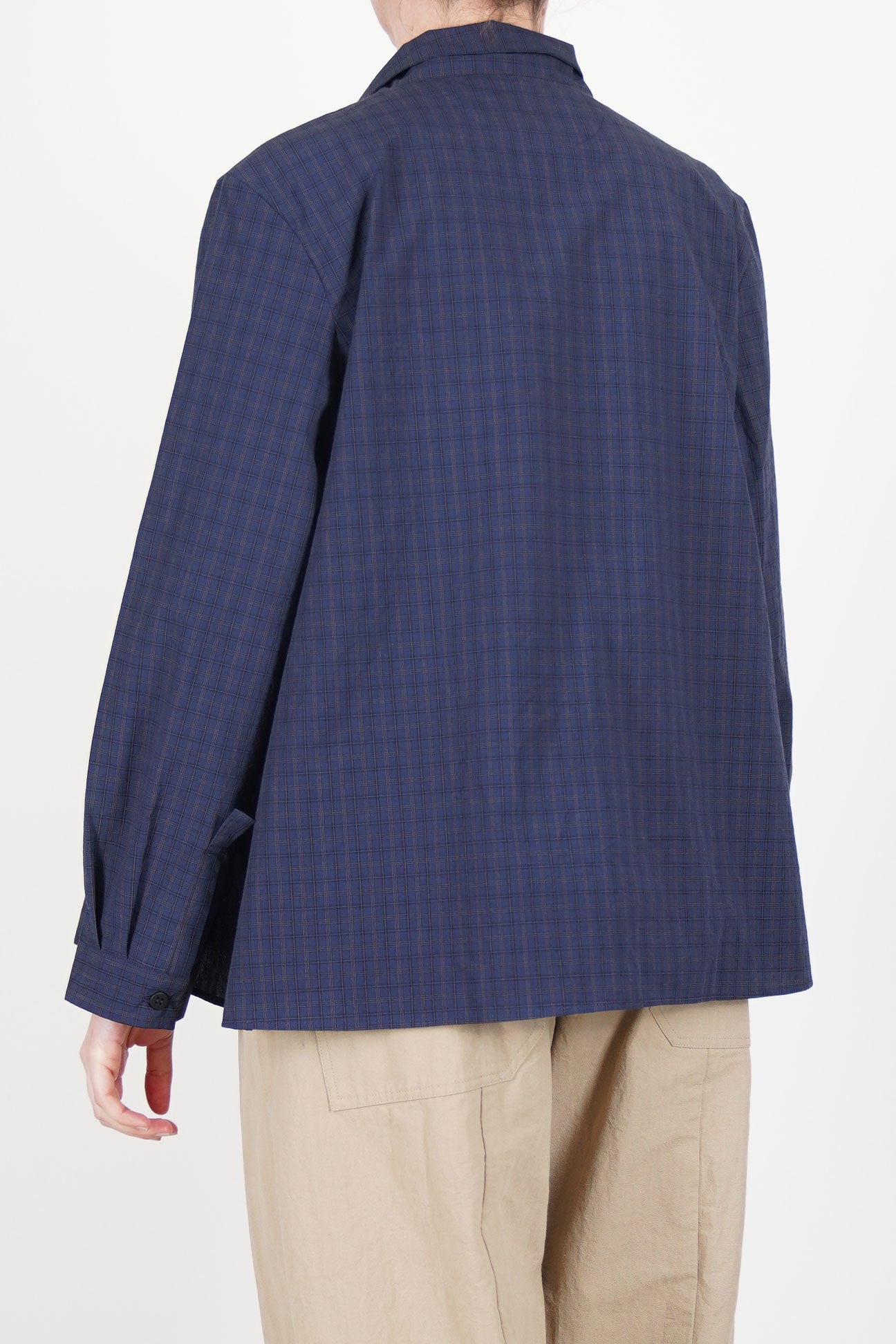 bergfabel jenny shirt navy check | carrousel the store