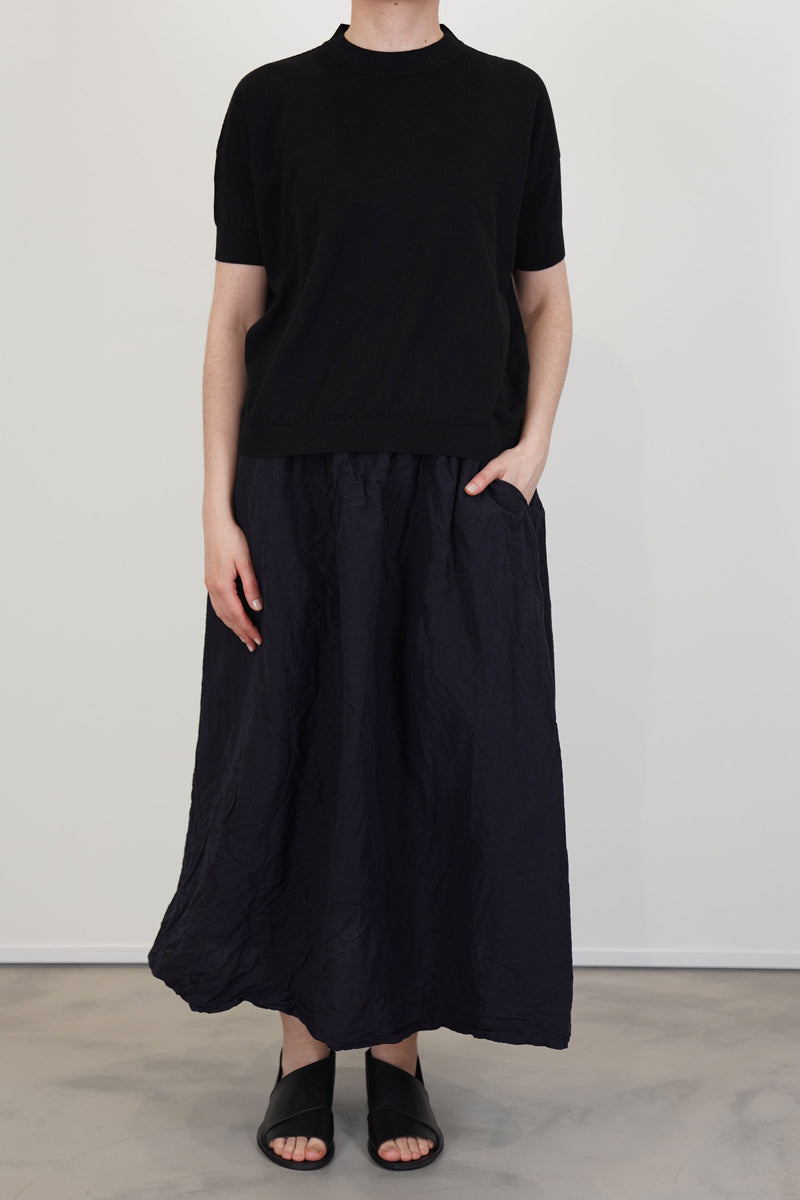 laura sweater tee black