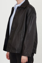 leather jacket uli brown