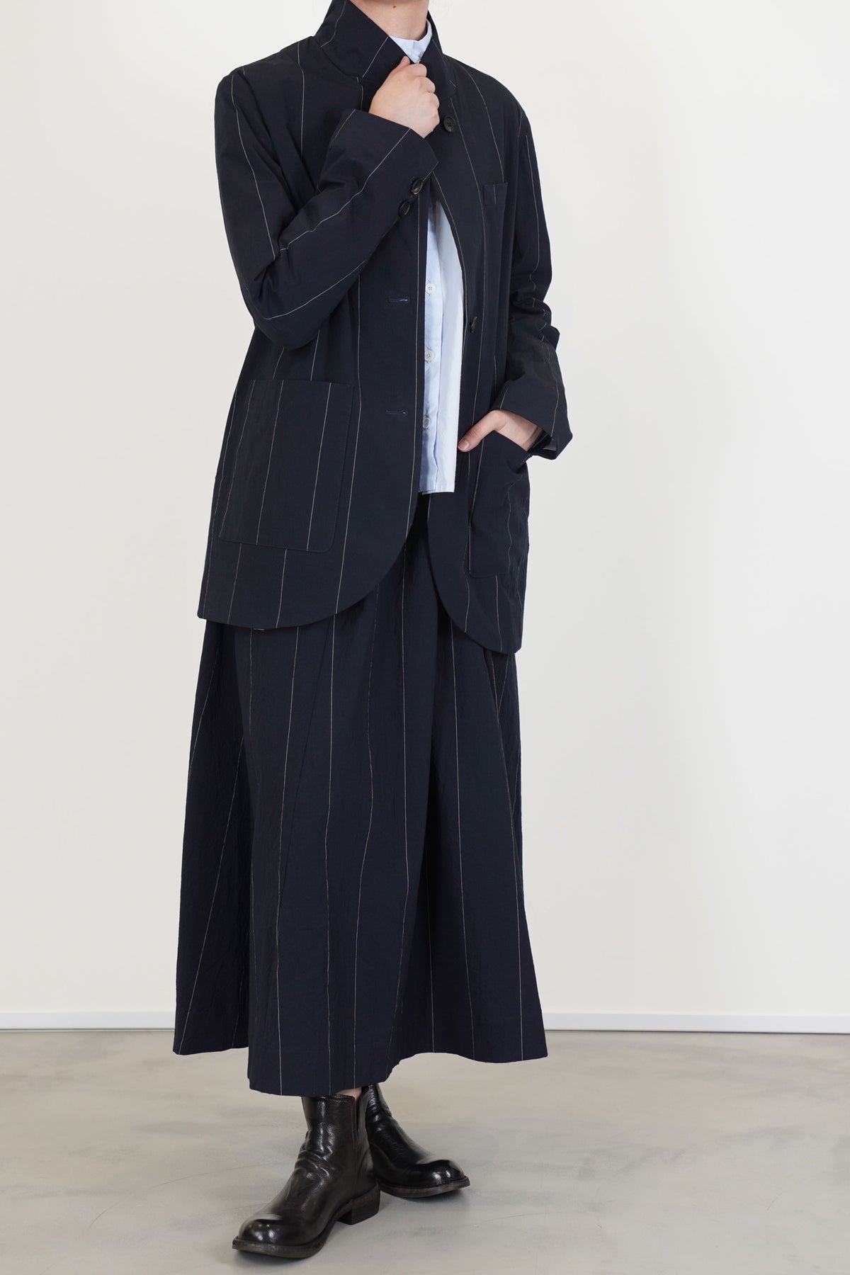 luisa jacket navy cotton
