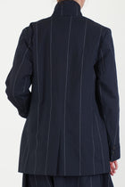 luisa jacket navy cotton