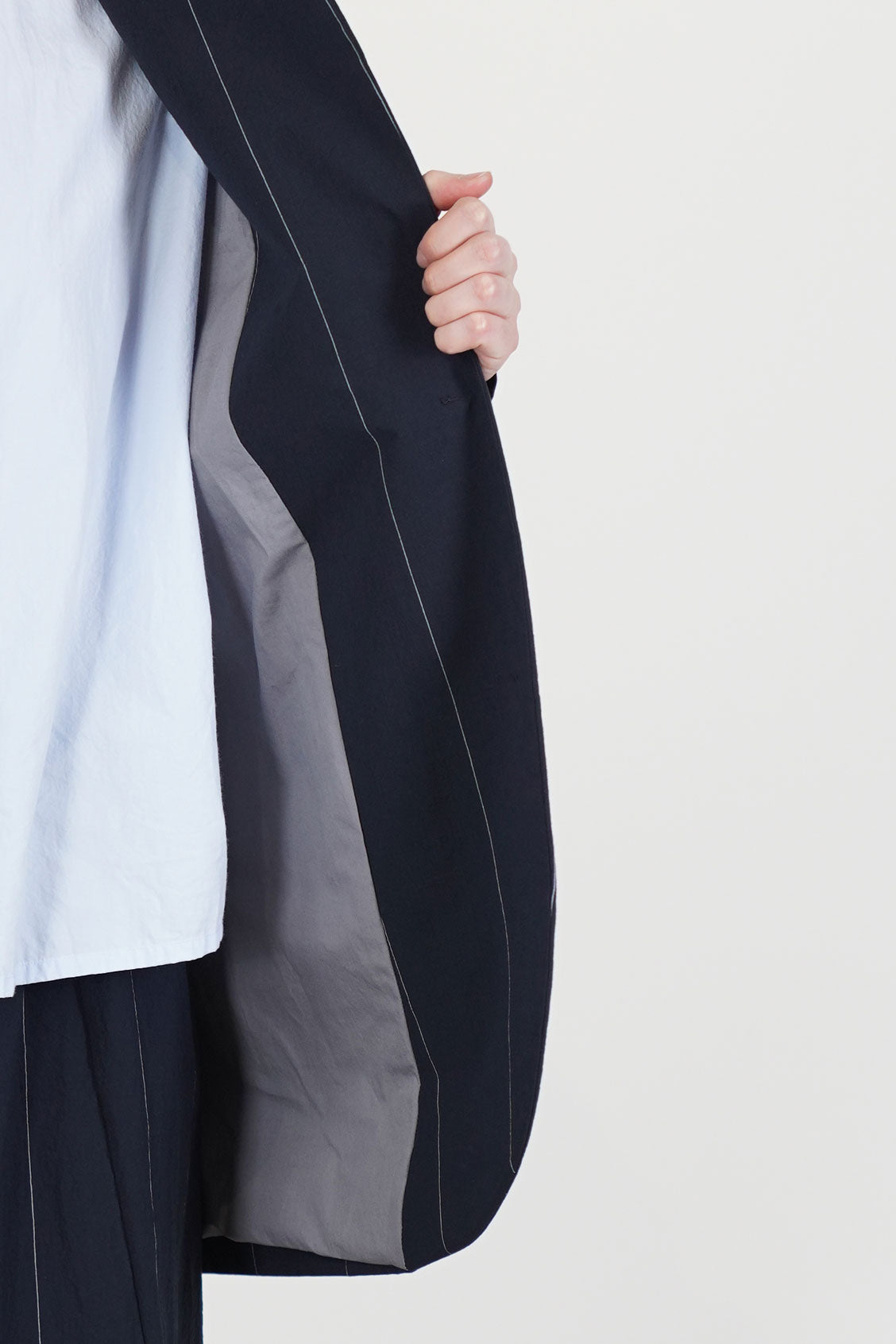 luisa jacket navy cotton
