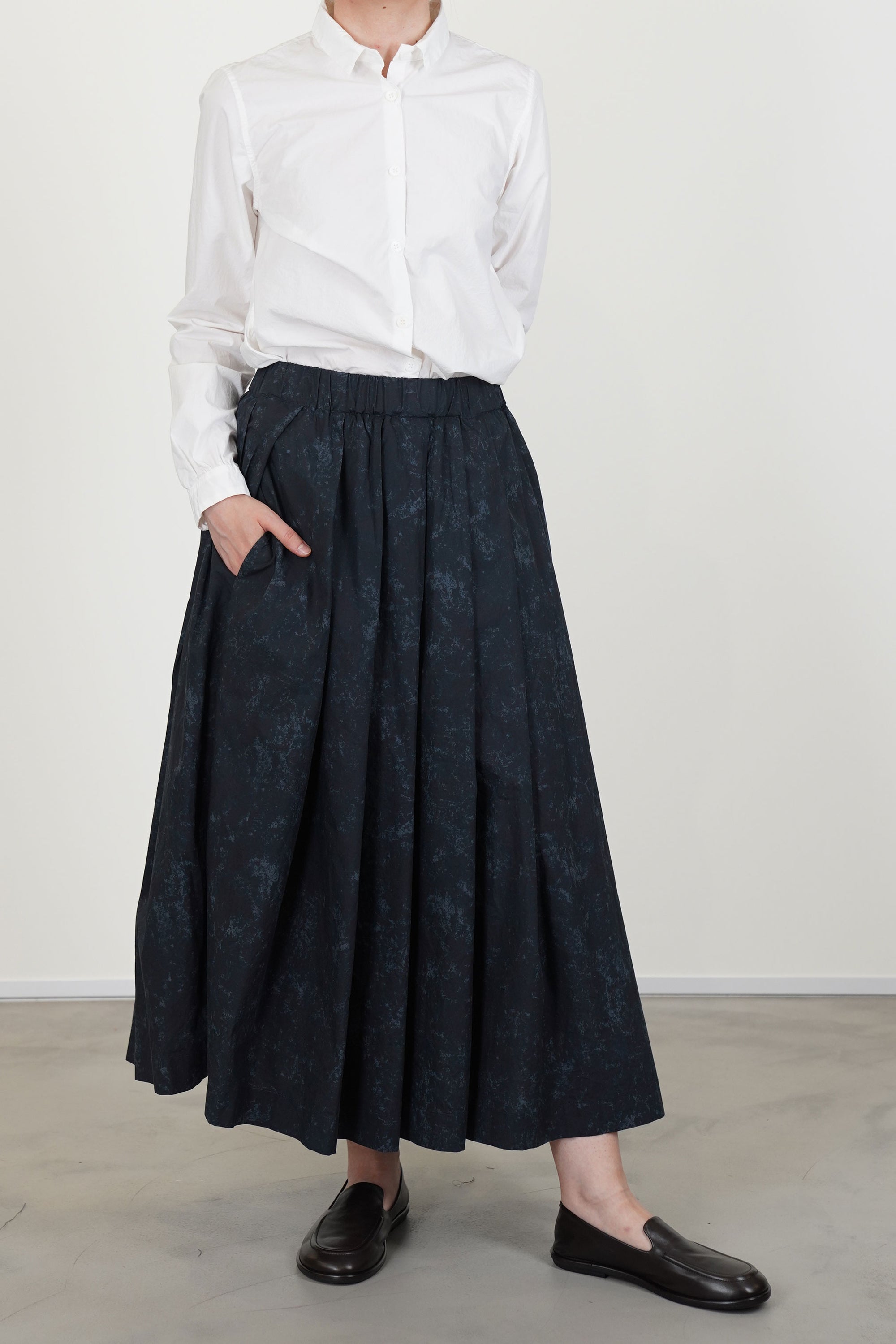 matilde skirt blur flower print