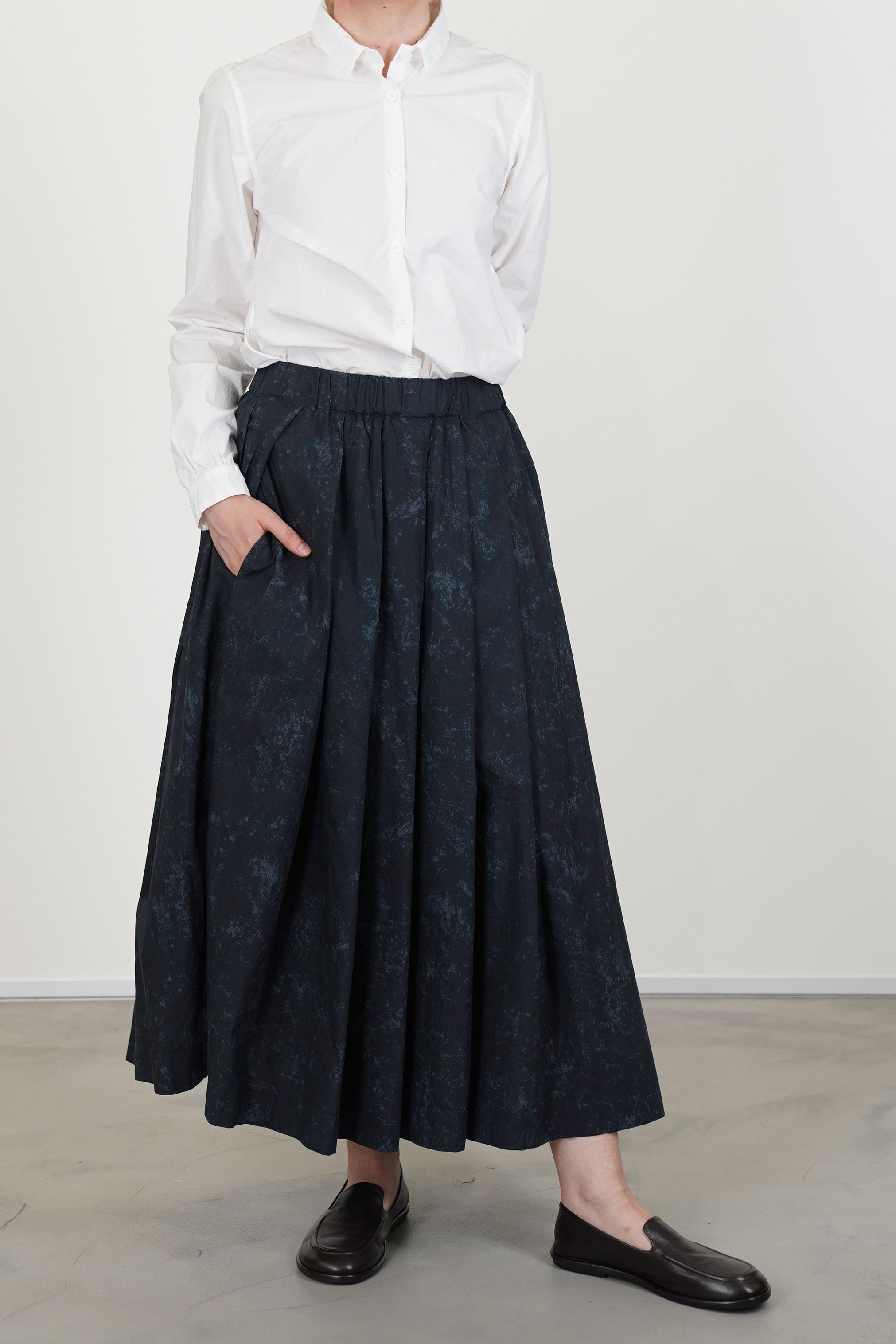 matilde skirt blur flower print