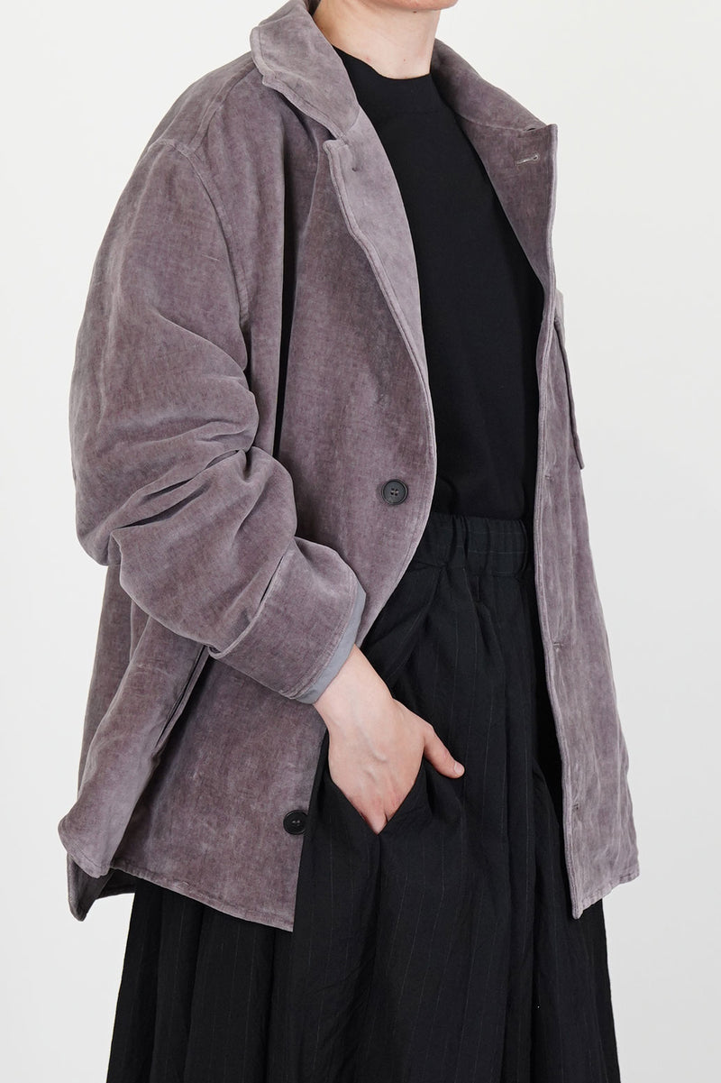 franz jacket velvet antique rose