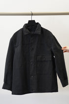 peter jacket cotton linen carbon