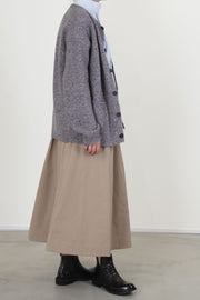 remo cardigan wool cashmere multi yarn